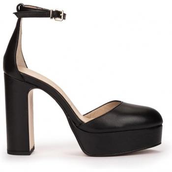 Tacones negros LENA con plataforma de Pedro Miralles