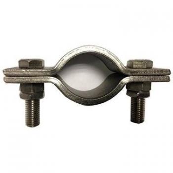 Heavy Duty Pipe Clip with 2 Bolts, Pack of 1, 172 mm ID