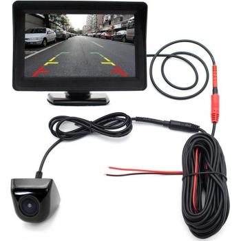 GreenYi 4.3-Inch Car Mirror Monitor with Backup Camera