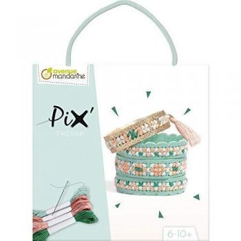 Kit de point de croix Pix Trésor - Rouge - l 15 x H 1,5 x L 20 cm