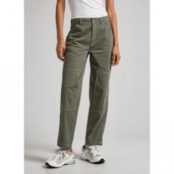 Pantalón Recto Espiga Mujer – Verde Betsy