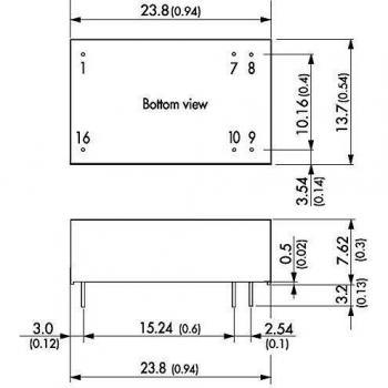 Convertitore DC/DC TracoPower TEL 2-1222
