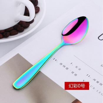 10PCS Rainbow Dessert Spoons Set