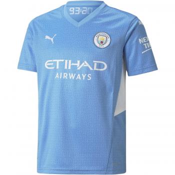 Puma Manchester City FC Training Shirt 2024 2025 Juniors Blue L