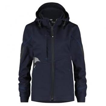 Dassy Gravity Veste Femme Softshell Marine/Gris Taille S 103453-bm-s
