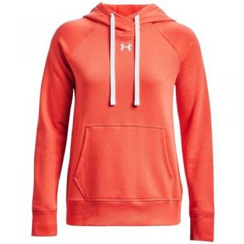 UNDER ARMOUR Damen Langarm Rival Fleece HB Hoodie - female - Orange - M