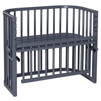 Babybay Beistellbett Maxi Comfort Plus schiefergrau