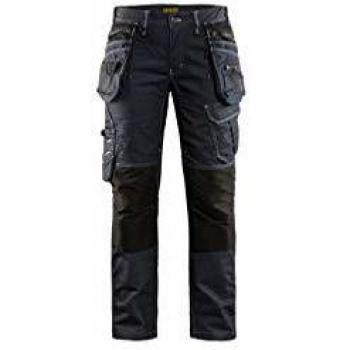 Pantaloni da lavoro X1900 Artisan Stretch 2D donna blu navy nero S FR(38) SE(C36)