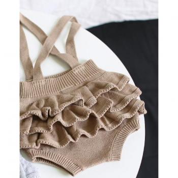 Ruffled Wave Baby Girl Jumpsuit
