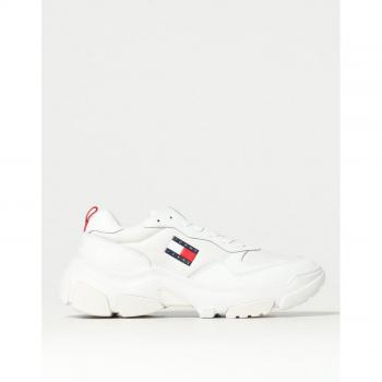 White Tommy Jeans Women's Athletic Shoe 40