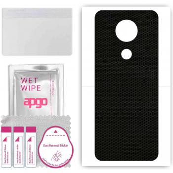 Papel Protector APGO 100% Transparente para el Back del Nokia C5 Endi – Film Revestido, Foil Reflectante y Vinilo Texturizado
