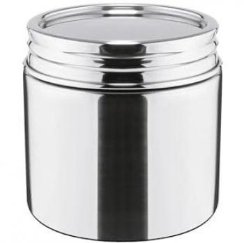 Weis Vaso di Stoccaggio 700 ml in Acciaio Inox – Contenitore Alimentare Argento