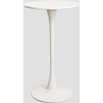 Tavolo Alto Rotondo Ø60cm con MDF e Metallo – SKLUM Ivet Style