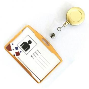 Aluminum Alloy ID Badge Holder with ABS Retractable Reel