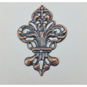 Filigree Hollow Embellishments 35x50mm - 20pcs Bronze Tone Findings