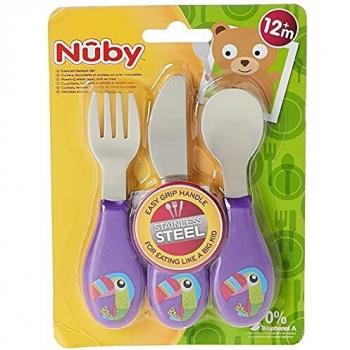 Posatine inox Nuby 3pz
