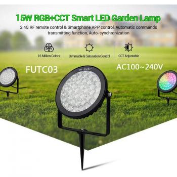 Miboxer Iluminación de Jardín 9W IP65 RGB + CCT