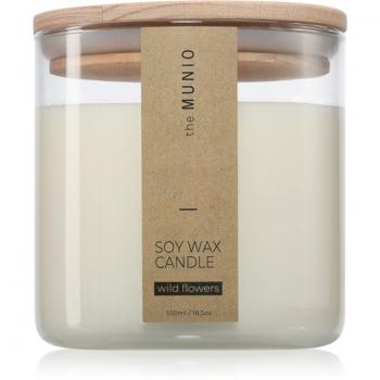 Bougie parfumée Fleurs Sauvages Munio 550 ml
