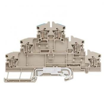 Alloggiamento Weidmüller Morsetto a più piani A molla beige scuro – 50 pezzi