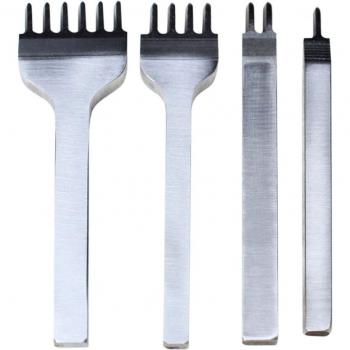 Metall Locher für Lederhandwerk 4 Stück