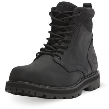 Botines de piel Timberland para hombre modelo Britton Road Mid en color negro (41)