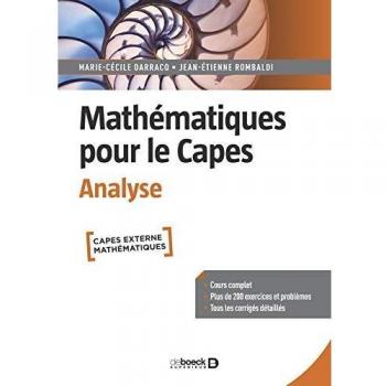 Mathématiques pour le Capes