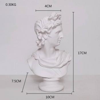 David Resin Head Vase
