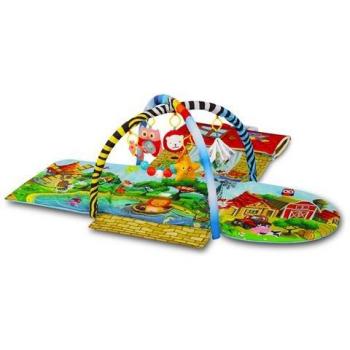 LioneLo Agnes 2-in-1 Casetta Neonato Palestrina con Giochi Multicolore