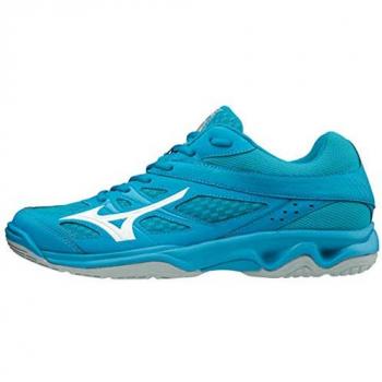 Chaussures de sport Mizuno Thunder Blade pour homme en bleu Bjewel/WHT/Hawaiocean, taille 46.5 EU