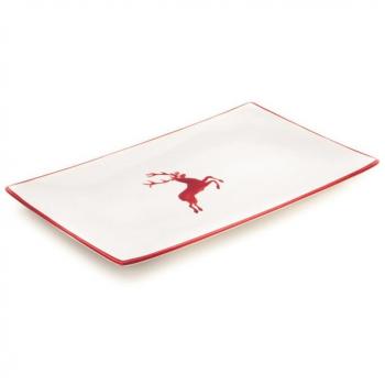 Plat Rectangulaire Gmundner - Hirsch Rubin (30x20cm)