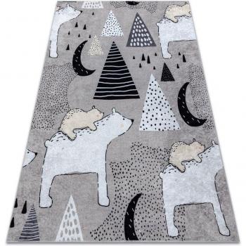 Tappeto Bagnato Junior Orsi 51974.802 Grigio Grey 200x290