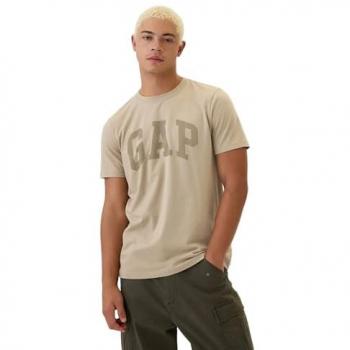 Camisa Casual Hombre Beige GAP