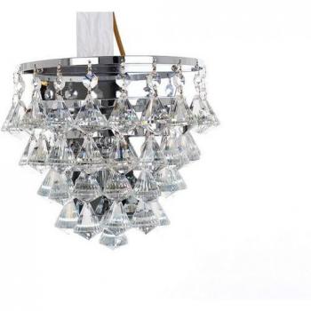 Lampada da parete Parma 1 luce cromata