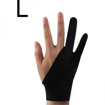 Black Anti-Fouling Gloves for Graphic Tablets