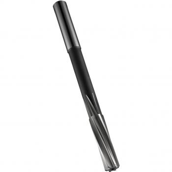 Dormer B1809.2 NC Reamer for High Precision Chucks, Bright Coating, Cobalt High Speed Steel, Head Diameter 9.2 mm, Flute Length 36 mm, Full Length 125 mm