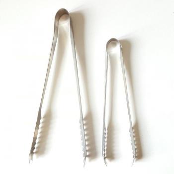 19cm Stainless Steel Barbecue Tongs