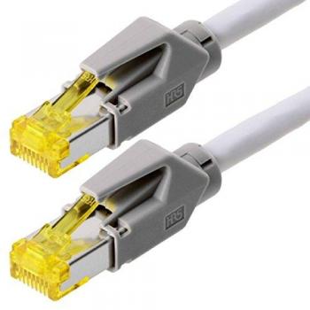 Cavo di Rete Tecline S/FTP Cat6A 1m RJ-45 Maschio/Maschio Grigio