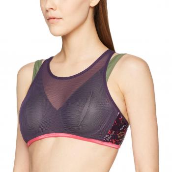 TriAction Magic Motpro MW Sujetador Deportivo, Multicolor (Violet-Dark Combination V9), Talla 75D para Mujer