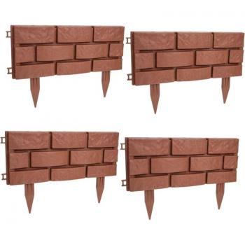 LawnLine 4‑Piece Plastic Garden Border
