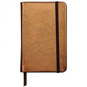 A6 Festes Notizbuch (Clairefontaine) – 72 Blatt, Braun, 4 Stück