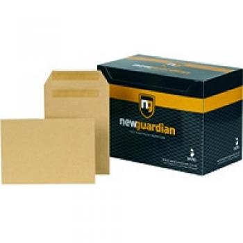 New Guardian Envelope C5 229x162mm 130gsm Manilla Self-Seal Pack of 250 D26103 - 5388442