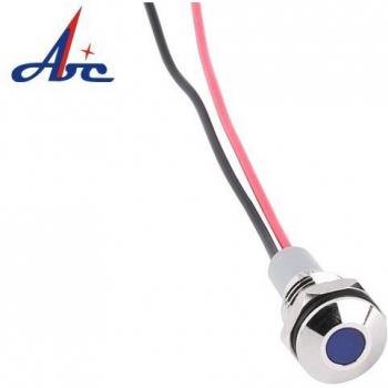 12V Waterproof Mini Metal Ball LED Indicator Light