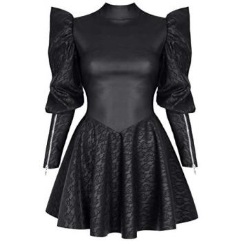 Demoniq Minikleid in Schwarz - L