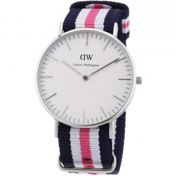 Daniel Wellington DW00100050 Southampton Damen‑Uhr – Analog‑Quarz mit Nylonarmband