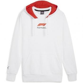 Hoodie Casual F1 Hombre – Blanco, Puma Outlet 2024