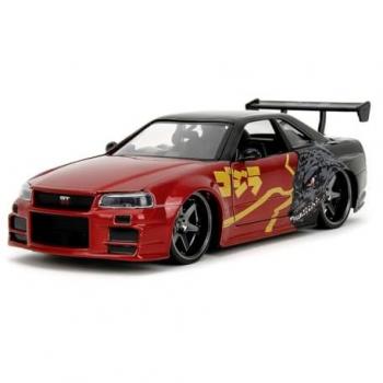 JADA TOYS Skyline GT R R34 1:24 Godzilla Edition