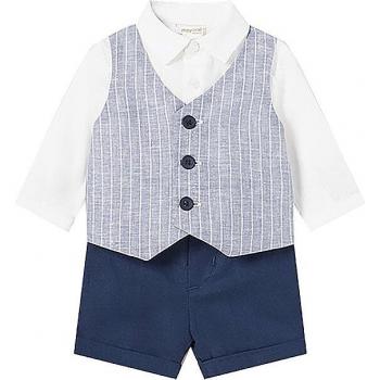 Mayoral Set Hemd und Shorts 01220 Blau Regular Fit 1_2M