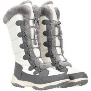 Mountain Warehouse Snowflake Extrem lange Schneestiefel für Damen/Damen 7 UK weiß