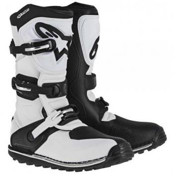 Botas MX Alpinestars 2017 Tech-T Blanco-Negro
