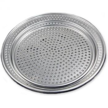 Bandeja de Horno para Pizza Estriada de Aleación de Aluminio